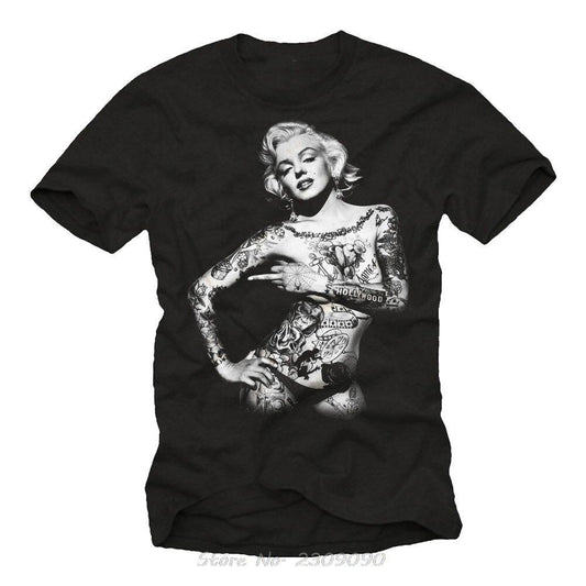 T Shirt Vintage Marilyn Monroe Tattoo